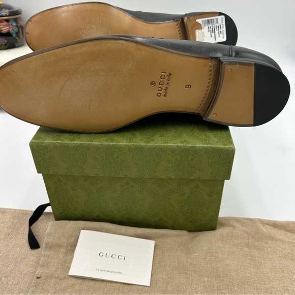 Men’s Gucci Jordan horse fit leather loafer size 9 fits 10 US made in Italy - Picture 8 of 11